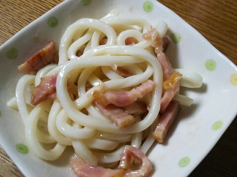 ベーコンうどん